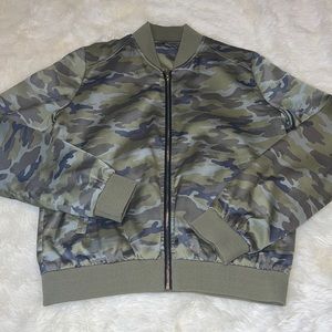 Front Zip Camouflage Jacket